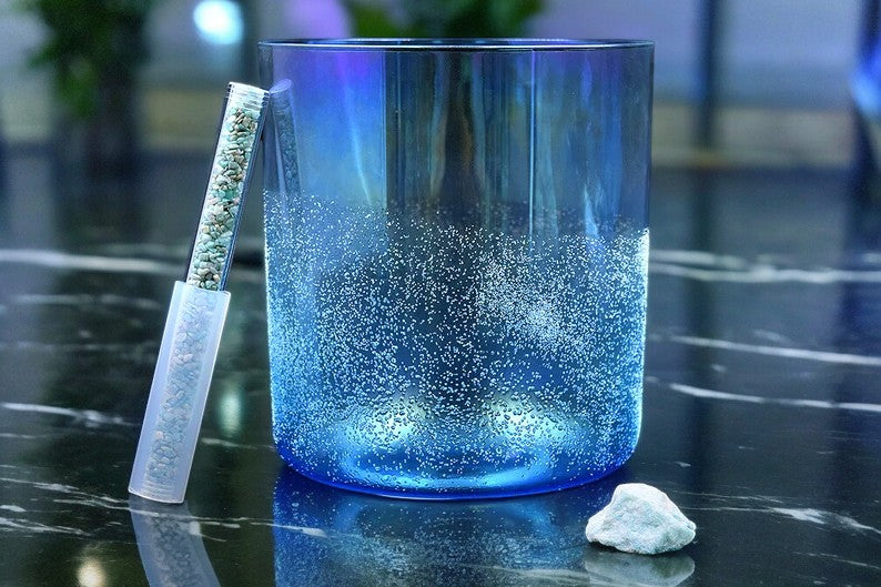 432Hz Rare Gem Infused Set of 7 Chakra Crystal Singing Bowls: Benefits, Specification's & Many More
