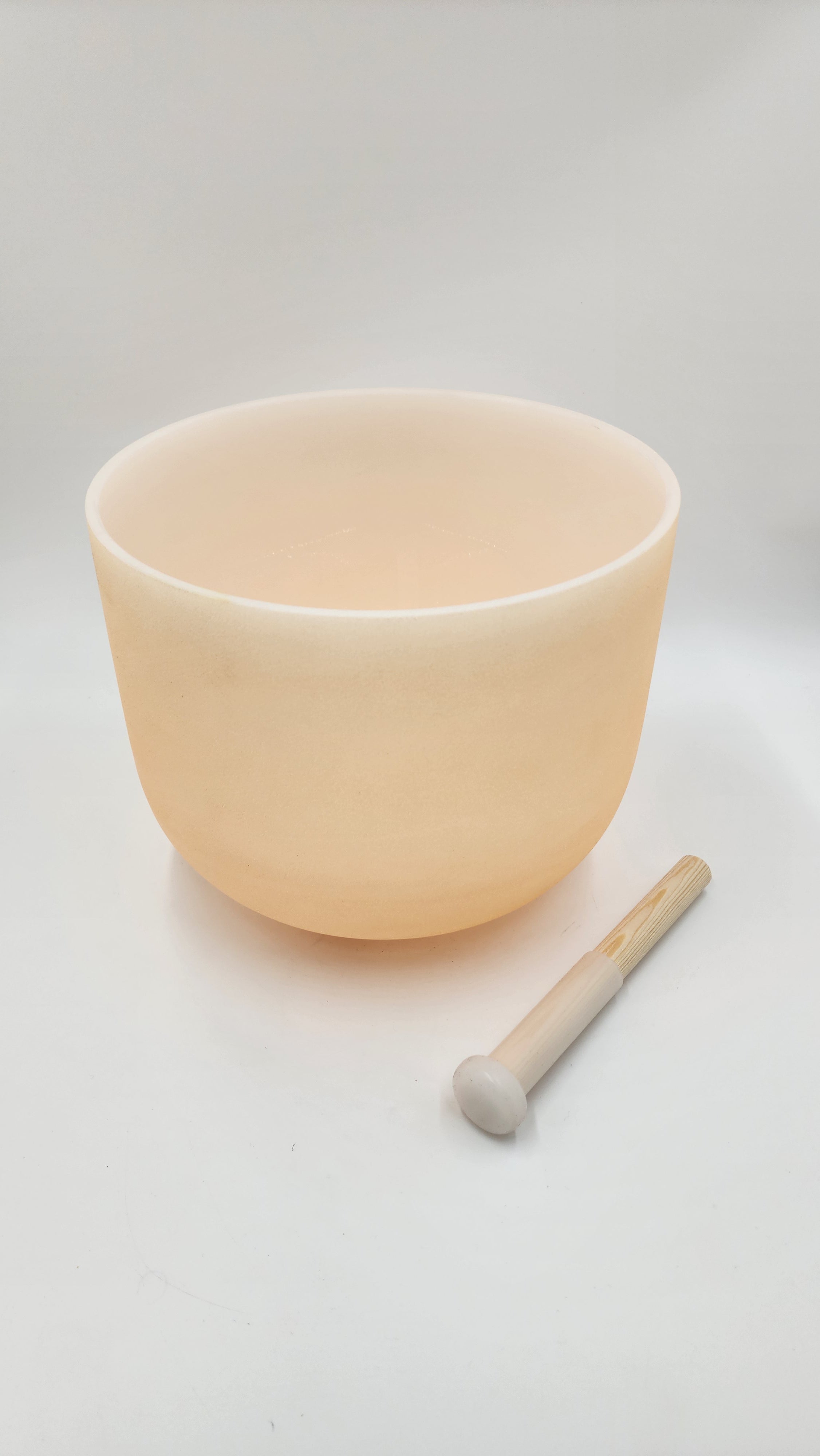 Gem Fused Tea Topaz 8" Crystal Singing Bowl in High C Soul Purpose with Paddes Secured Case, Striker and O-ring - Thecosmicaccess