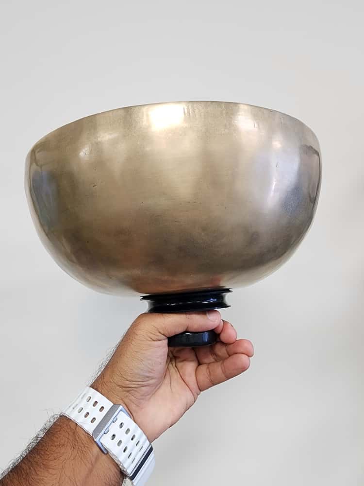 Tibetan Singing Bowl Holder – Handcrafted Cushion Base for 4" to 7"+ Bowls (40mm / 60mm / 80mm Sizes)