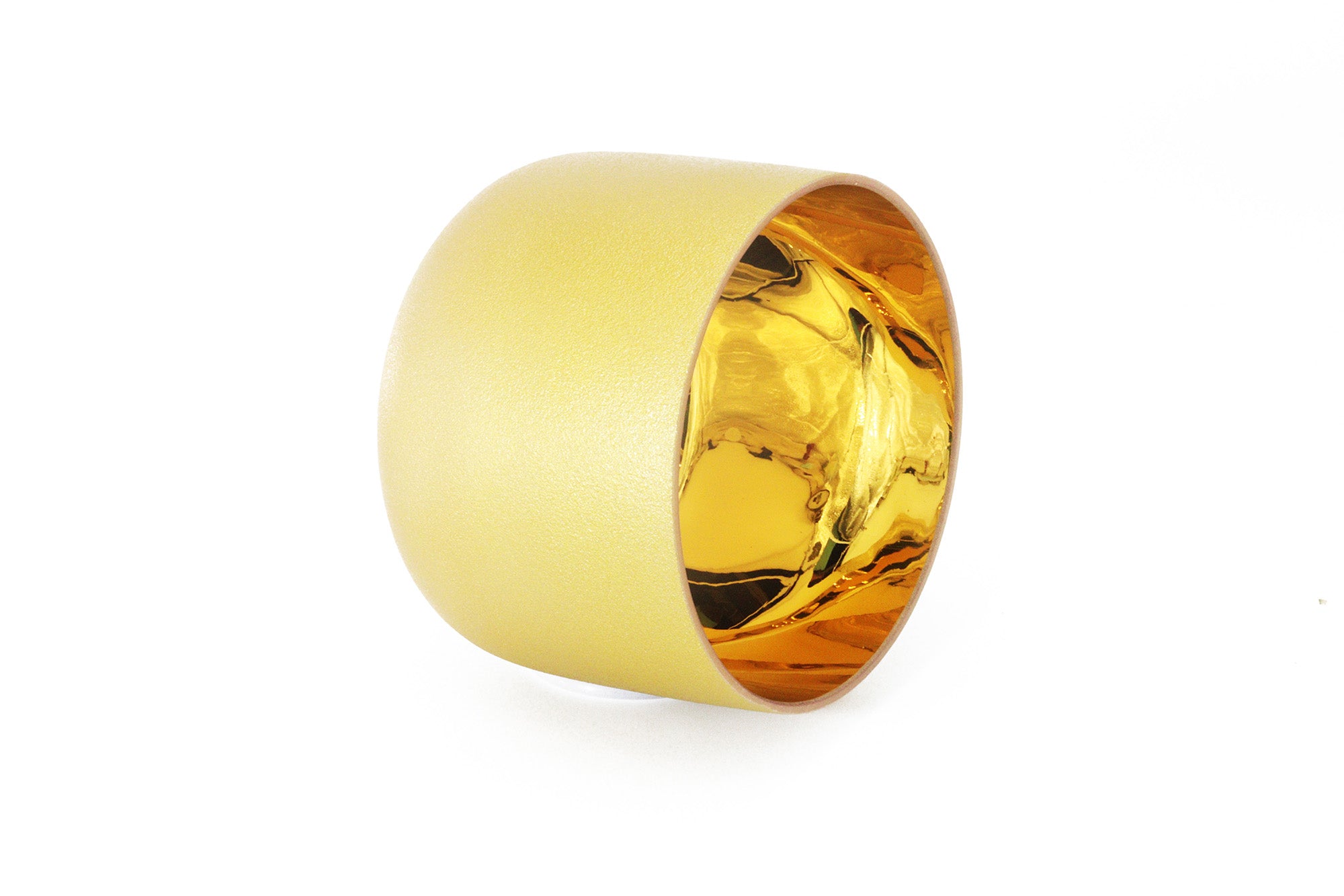 432Hz 99.99 percent GOLD Plated Chakra Crystal Singing Bowl with Padded Case, Striker and O-ring