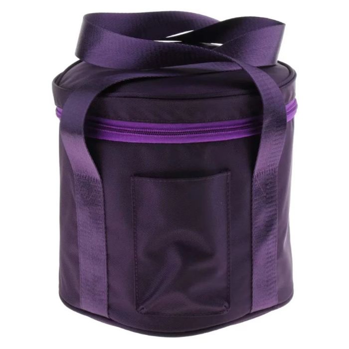 Purple Color Heavy Duty Canvas Padded Carrying Case Travelling Bag For 8-14 Inch Crystal Singing Bowl