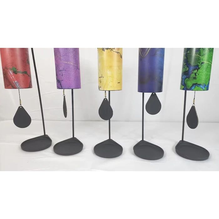 Jeweled Color 5 Chime : Spring - Summer - Autumn - Winter - Inbetween Season ( Choose Any or Full Set ) - STAND Included