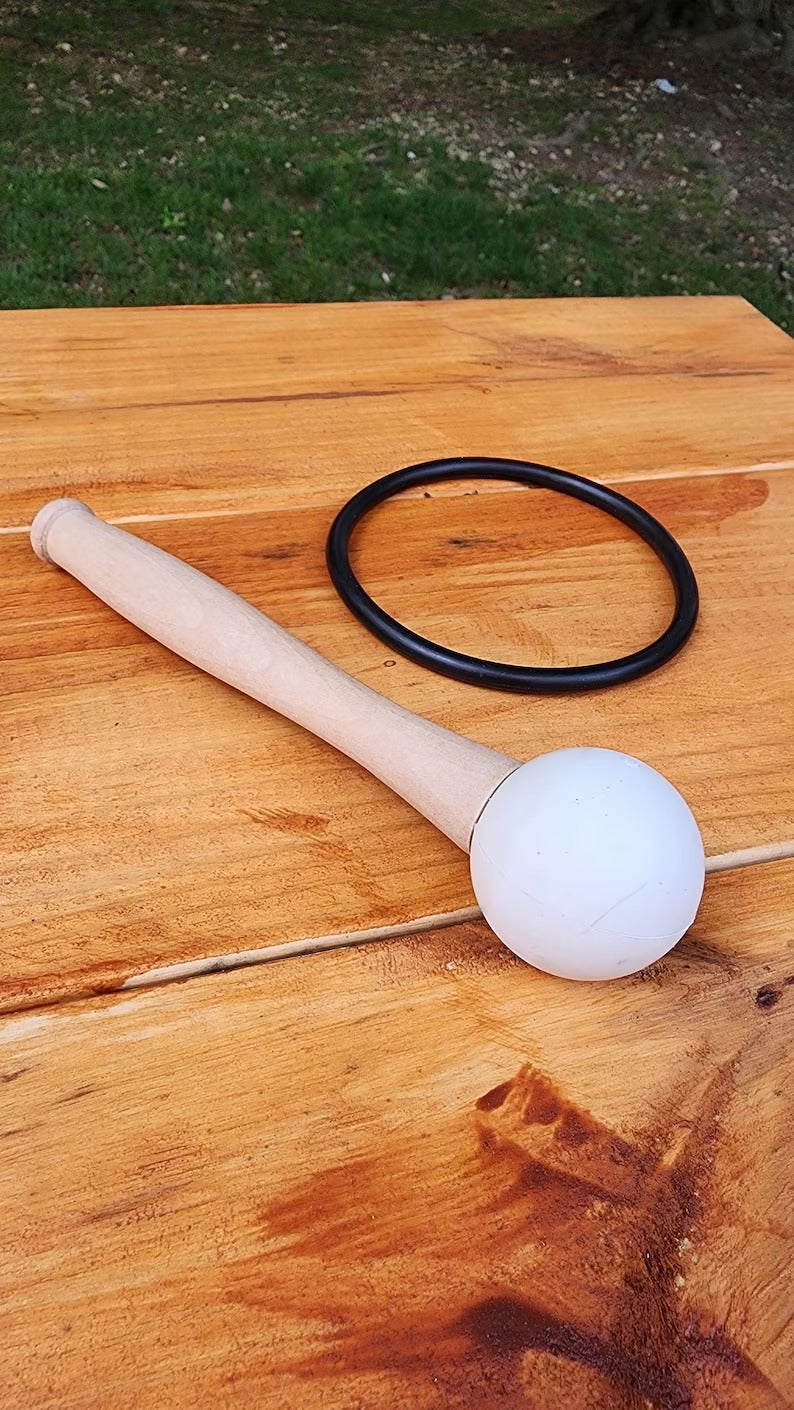 Perfect Pitch 432 Hz F Note 6.5" Crystal Clear Singing Bowl with Bag - Harmonious Resonance, Crystal Clarity, Portable Sound Healing - Thecosmicaccess