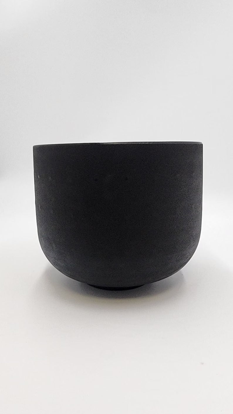 Perfect Pitch Yin and Yang Crystal Singing Bowl Set with Padded Case, Mallet and O-ring - Harmonize Yin and Yang Energies, Balance and Heal - Thecosmicaccess