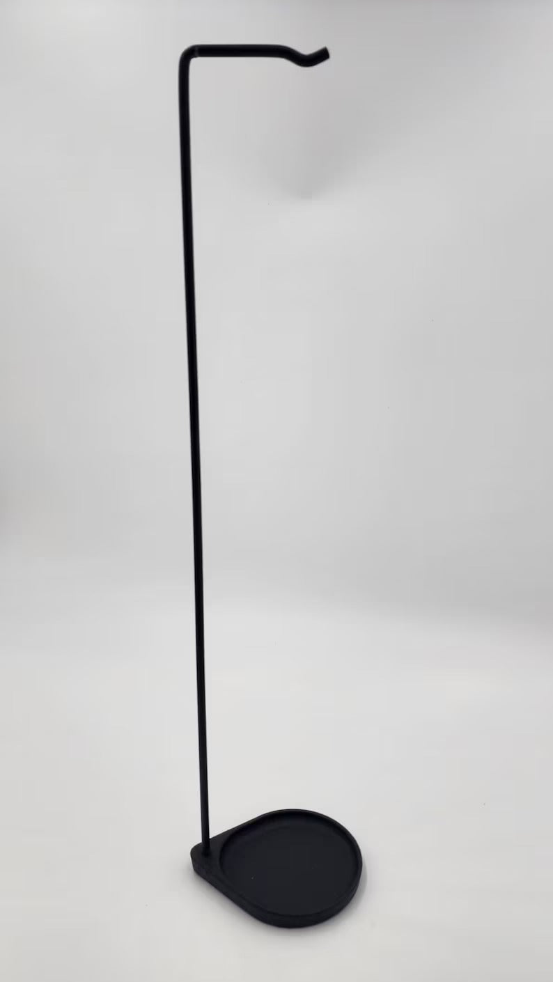 18.5" Height Handcrafted Heavy Duty Iron Stand for Hanging Cosmic Wooden Wind Chime Chimes Earth/ Air/ Water/ Fire Element - Thecosmicaccess