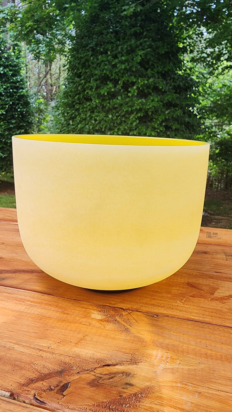 432Hz Perfect Pitch Chakra Color Crystal singing bowl set with Padded Secure Cases and Silk O-rings - Thecosmicaccess