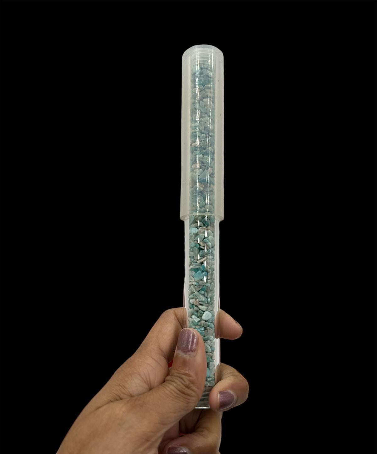Vibrational Harmony Collection: Crystal Singing Bowl Silicone Rubber Quartz Mallet Striker with Original Crystal for Enhanced Sound Healing - Thecosmicaccess