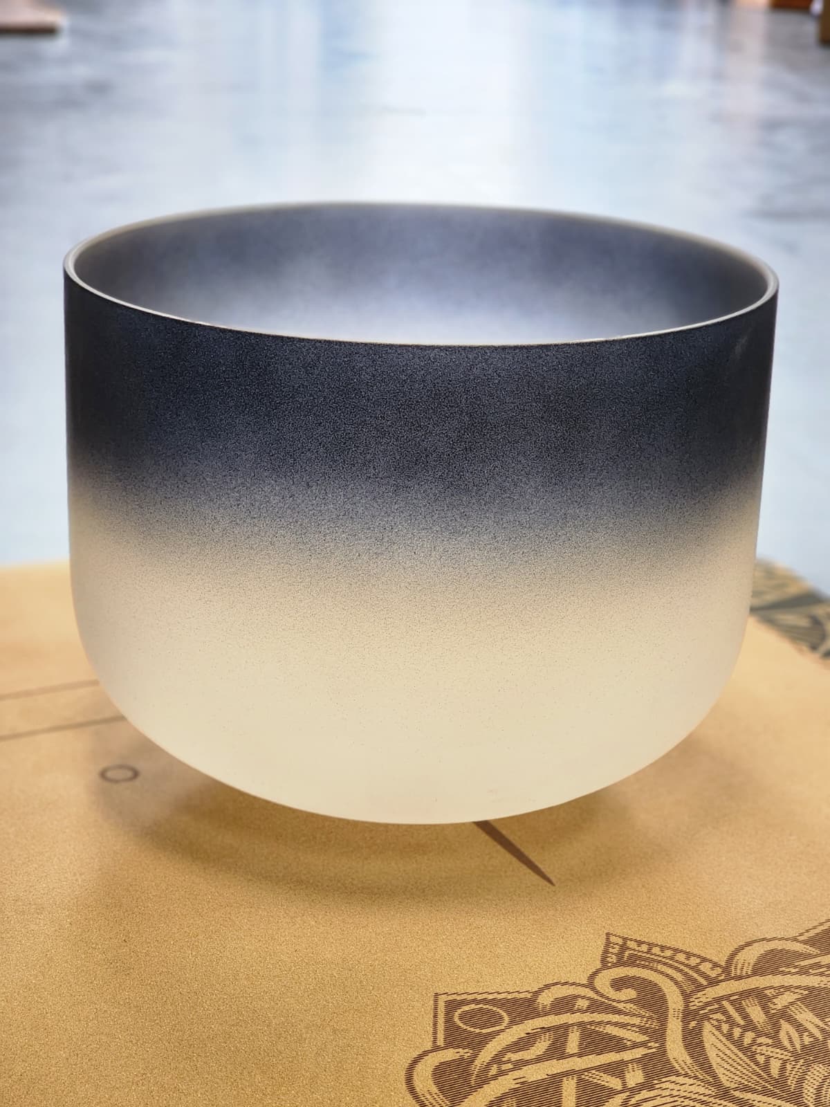 14" Earth Star Crystal Singing Bowl with Padded Secure Case and Striker