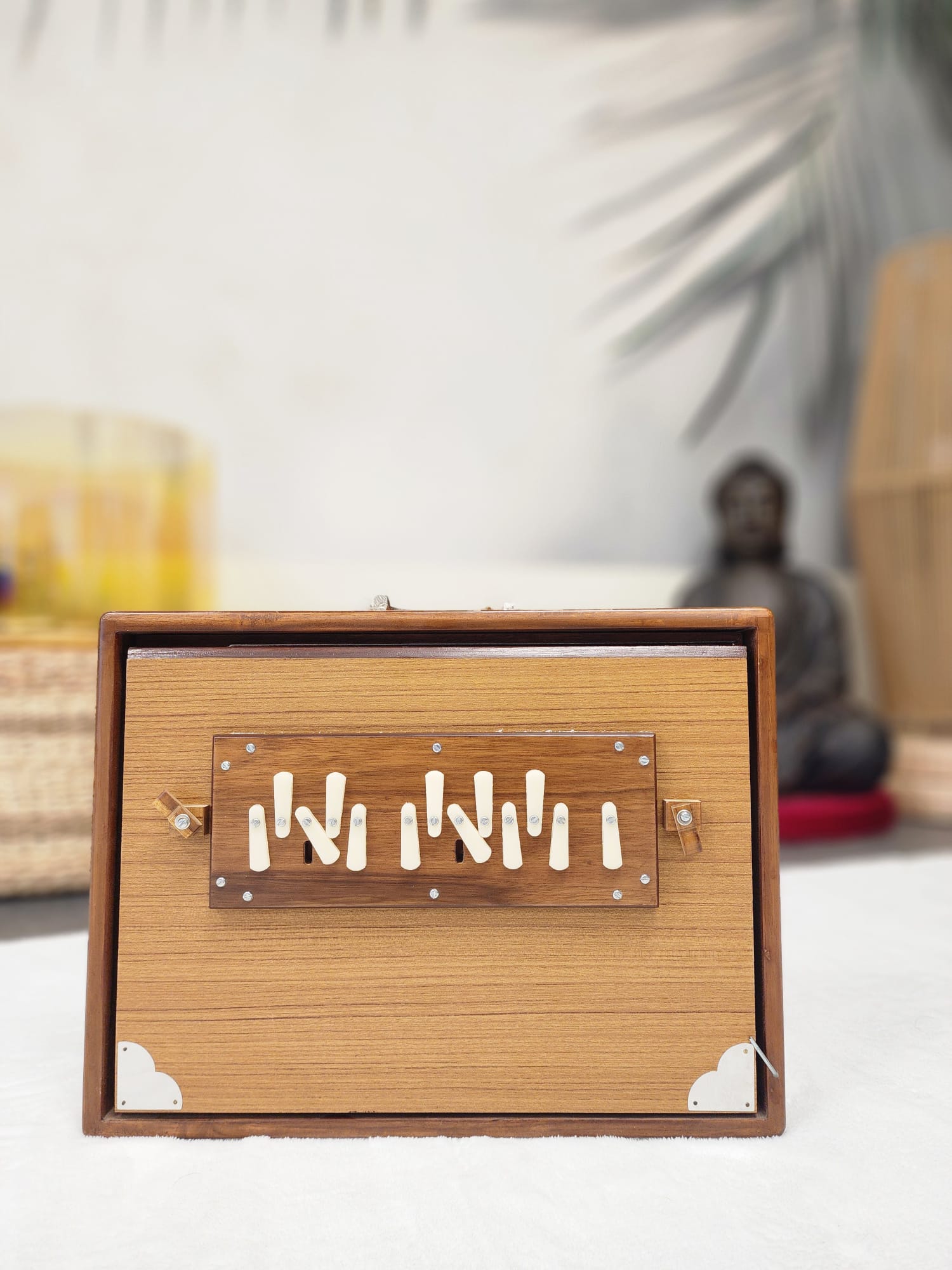 Shruti Box 13-Key – Full Chromatic Scale (A=432 Hz) | Handcrafted for Sound Healing, Meditation & Indian Classical Music