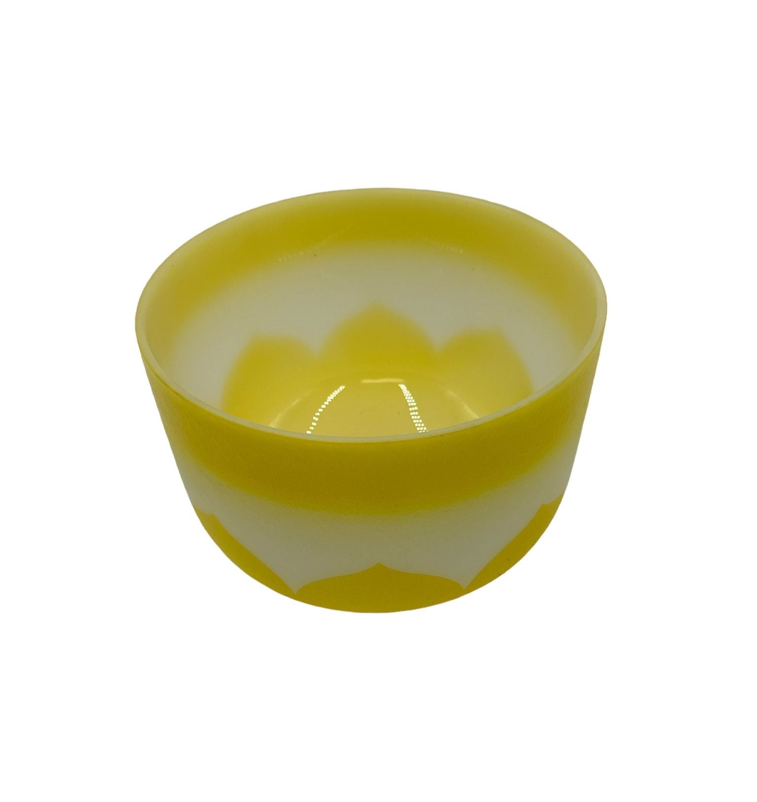 Illuminate Your Space: 432Hz 10-inch E Note Solar Plexus Rainbow Lotus Crystal Singing Bowl with Striker and O-Ring - Thecosmicaccess