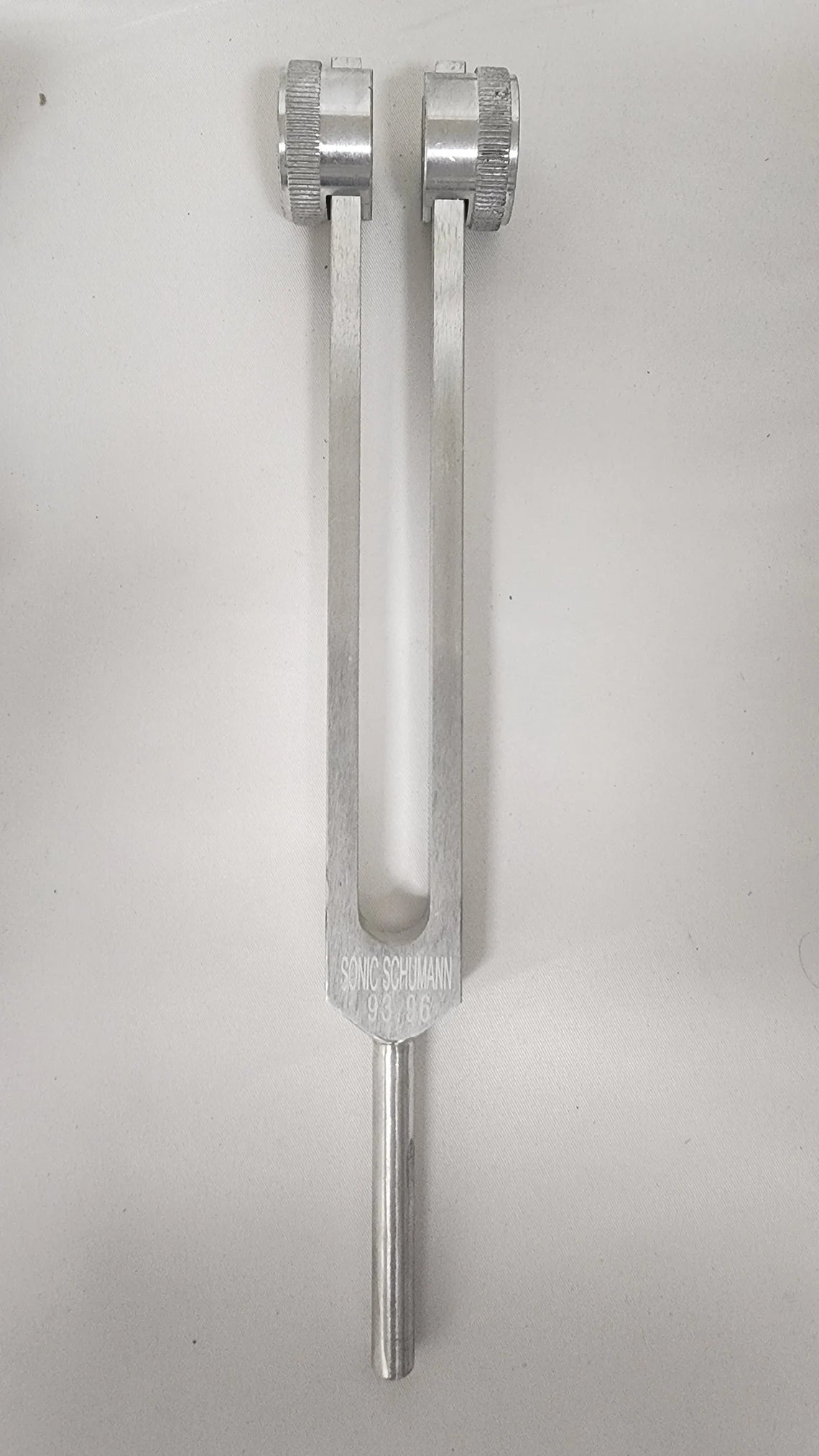 93.96Hz Sonic Schumann Tuning Fork with Striker and Pouch for Energy Healing and Meditation - Thecosmicaccess