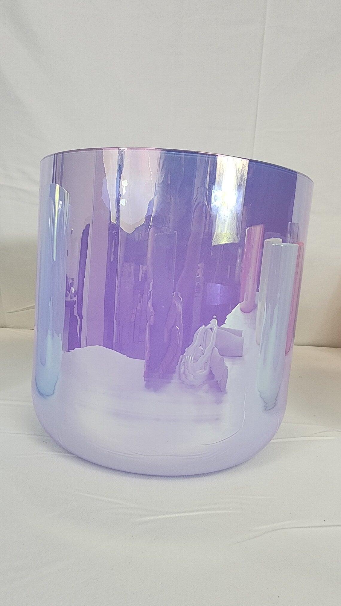 Perfect Pitch Alchemy Iridescent 3rd Octave Chakra 7 Singing Bowl Set - Thecosmicaccess