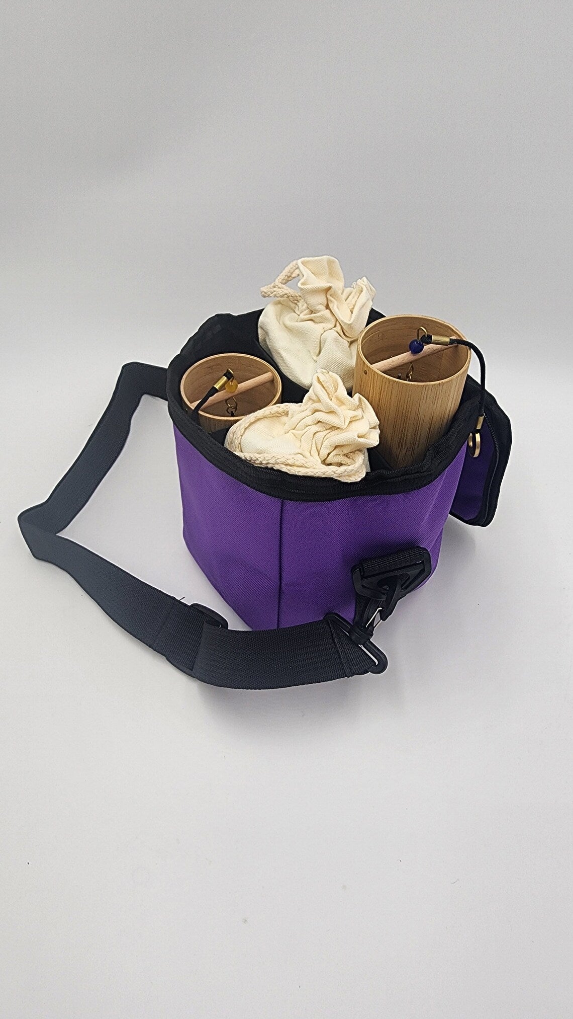 Protective Carrying Case for Bamboo Chimes - Holds 4 Chimes (Chimes NOT Included) - Thecosmicaccess