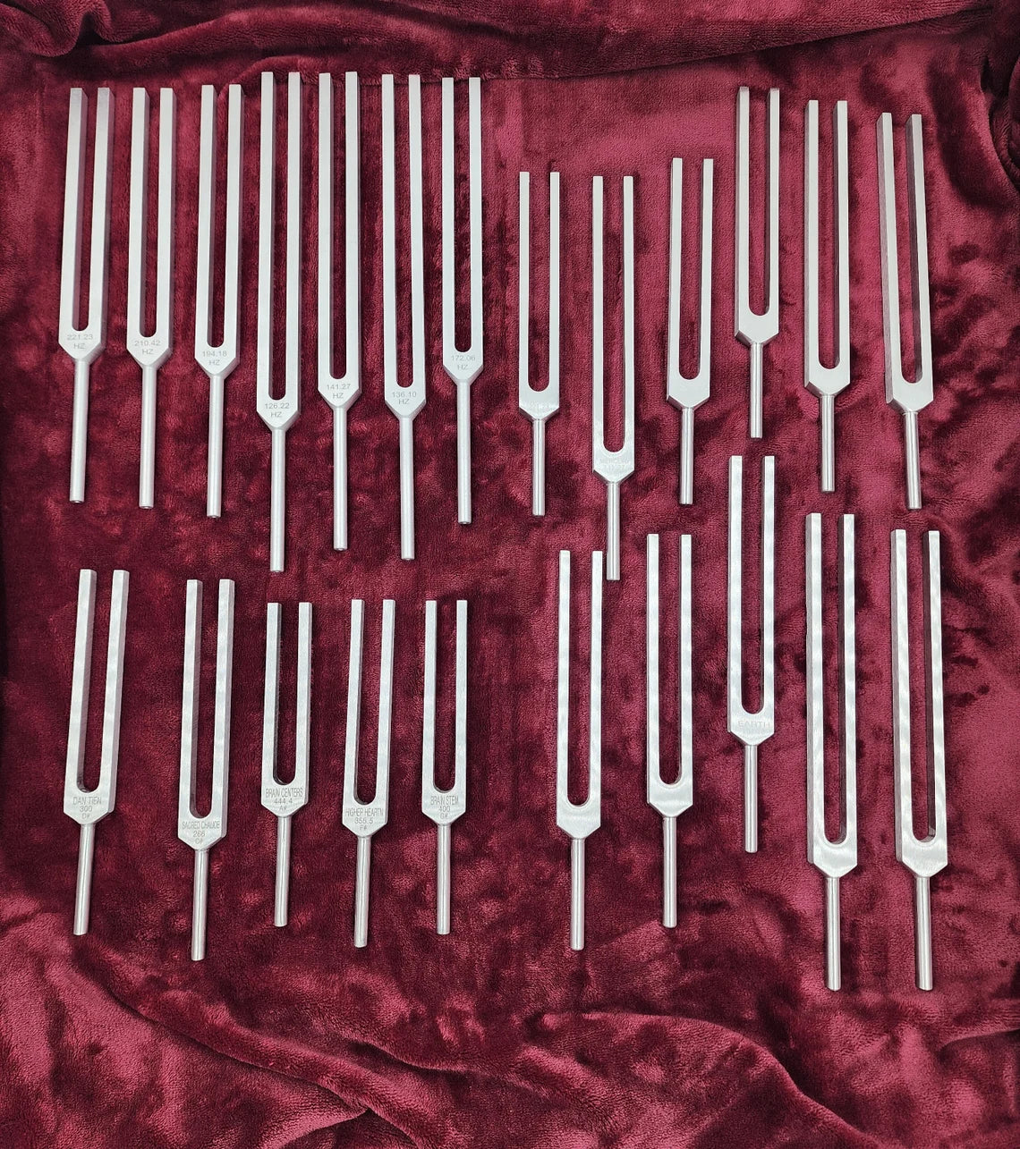 Melodic Mastery Tuning Fork Set Chromatic Scale of The Perfect Fifth - Thecosmicaccess
