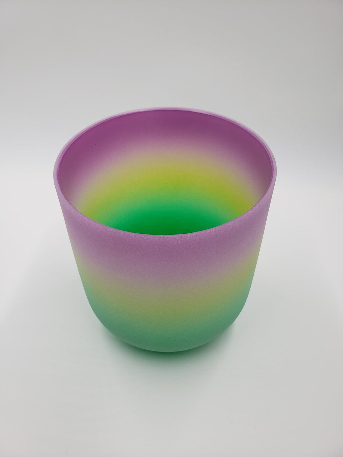 432Hz Perfect Pitch 7" BNote Rainbow Crystal Singing Bowl with Mallet - Embrace the Vibrations of Balance and Serenity - Thecosmicaccess