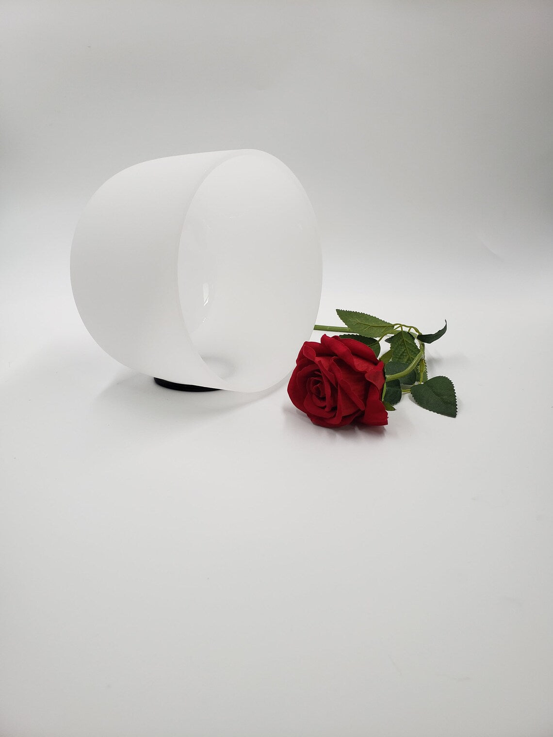 432Hz Perfect Pitch C Note 12" White Crystal Singing Bowl with Mallet, O ring and Padded CASE - Thecosmicaccess