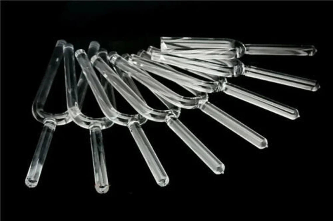 432Hz PERFECT PITCH Chakra Crystal 3rd Octave Tuning Fork Chakra Tuned Set - Thecosmicaccess