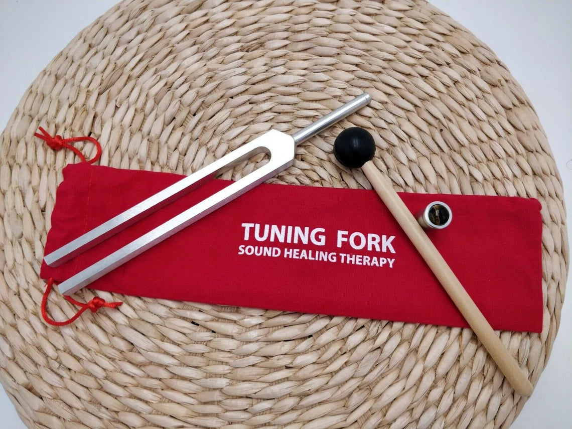 Yantra Planetary Tuning Fork Synodic Moon 210.42Hz Frequency with Gem Feet - Thecosmicaccess