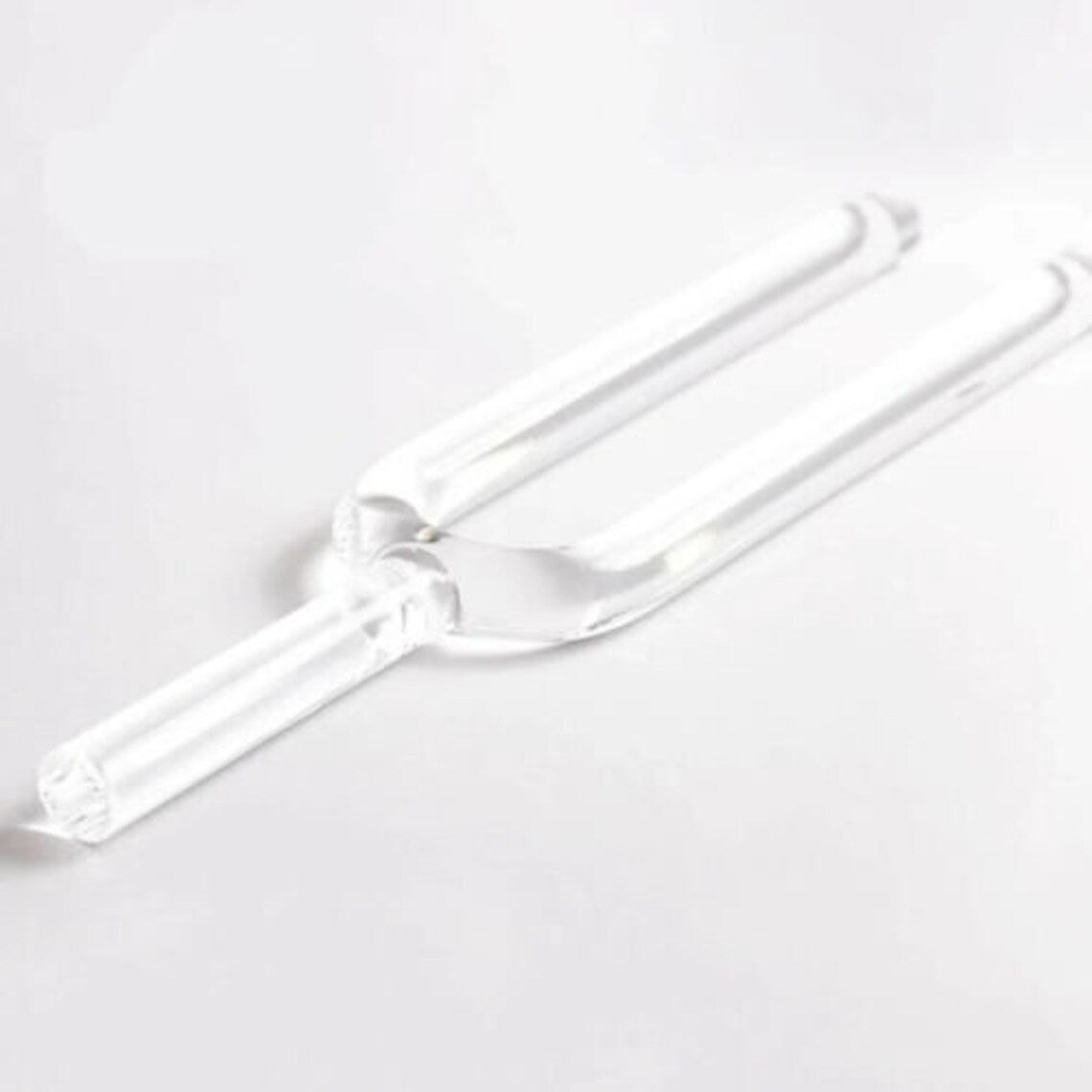 20mm Note C Root Adrenal Chakra Crystal Clear Tuning Fork with Striker With Padded Case - Thecosmicaccess