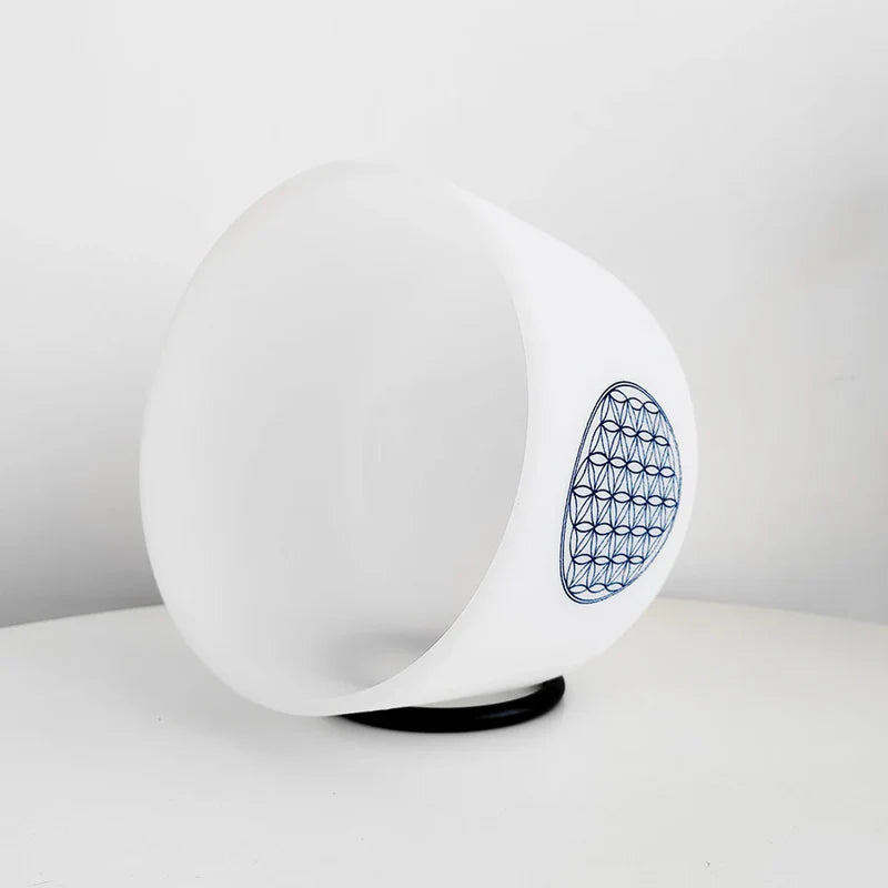 Frequency of God 963Hz Solfeggio 14" Crystal Singing Bowl with Padded Case and Striker