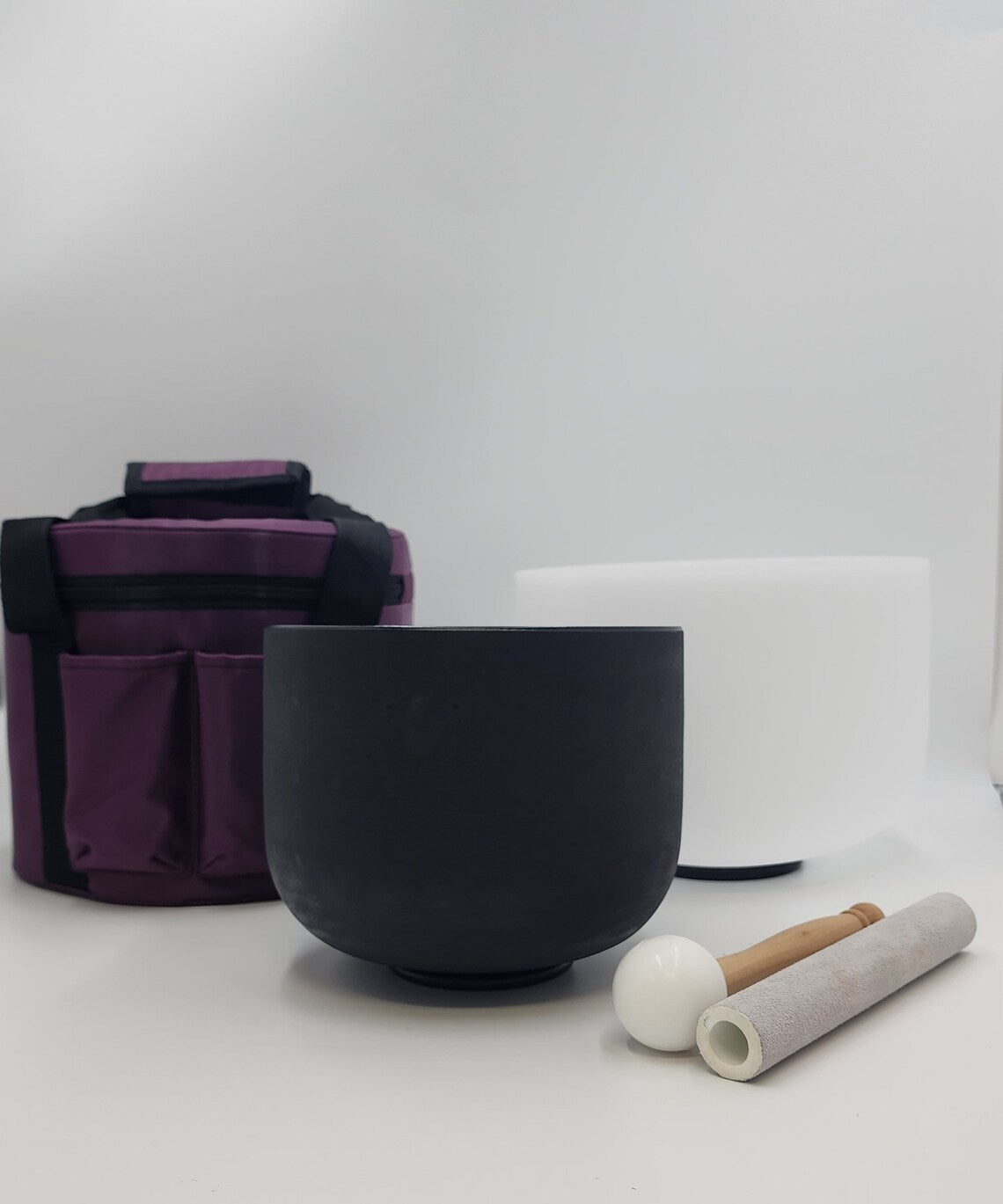 Perfect pitch 528hz 8" Crystal Singing Bowl includes Mallet - Thecosmicaccess