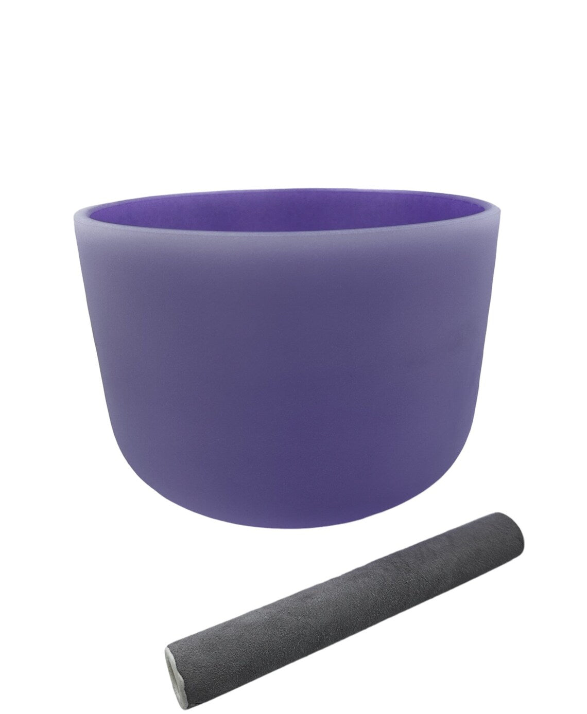 Perfect Pitch 10 inch B Note Purple Quartz Crystal Singing Bowl includes Mallet, O ring and Secured CASE- Enchanting Harmony - Thecosmicaccess