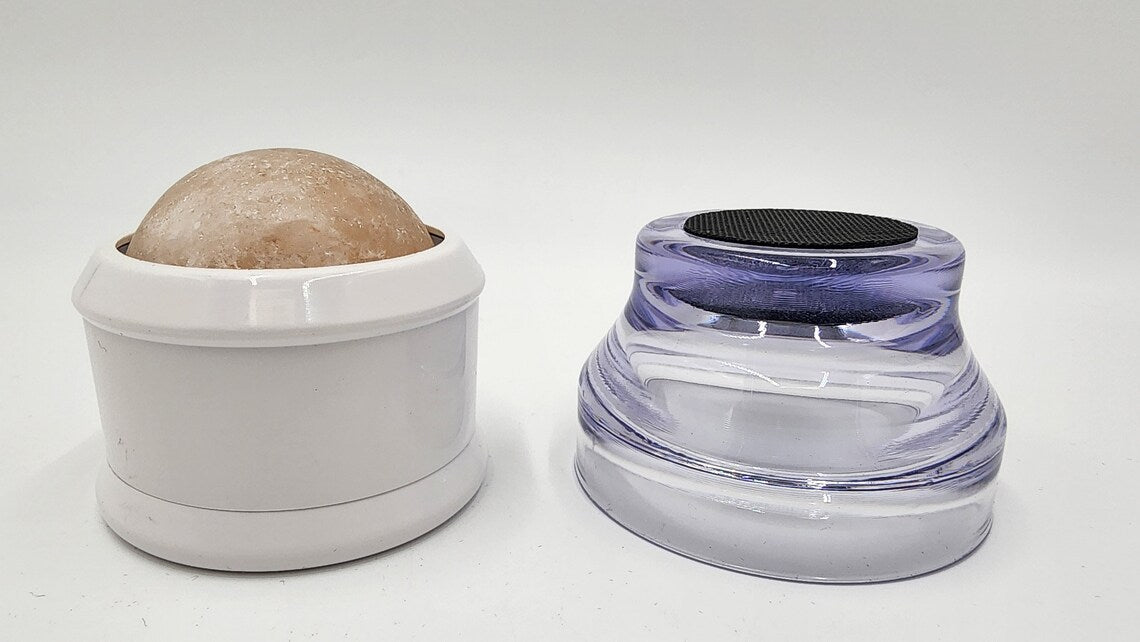 Pure Natural Himalayan Salt Rock Massage Roller Ball - Relaxation for Body and Mind - Thecosmicaccess