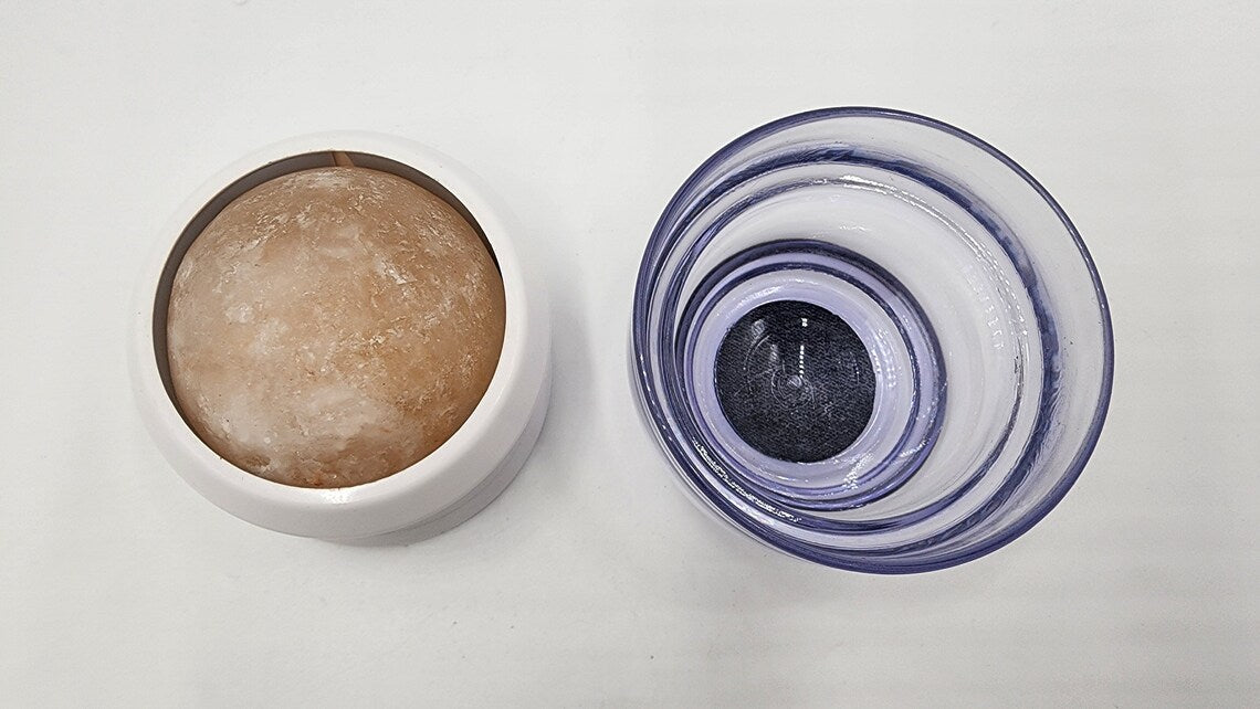 Pure Natural Himalayan Salt Rock Massage Roller Ball - Relaxation for Body and Mind - Thecosmicaccess
