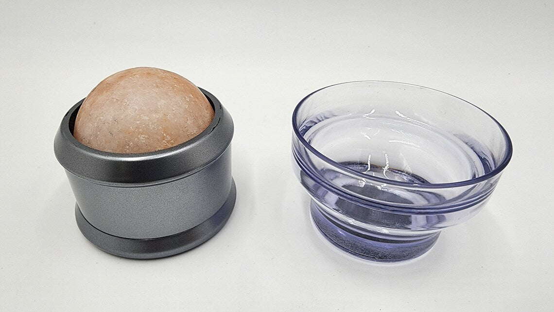Pure Natural Himalayan Salt Rock Massage Roller Ball - Relaxation for Body and Mind - Thecosmicaccess