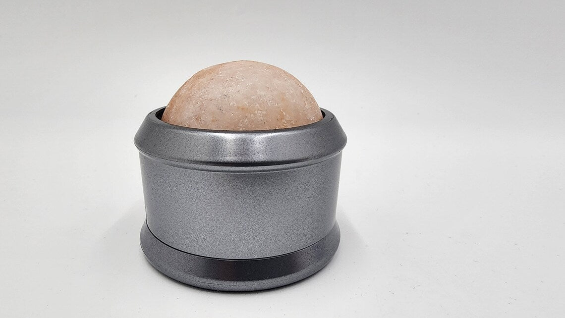Pure Natural Himalayan Salt Rock Massage Roller Ball - Relaxation for Body and Mind - Thecosmicaccess