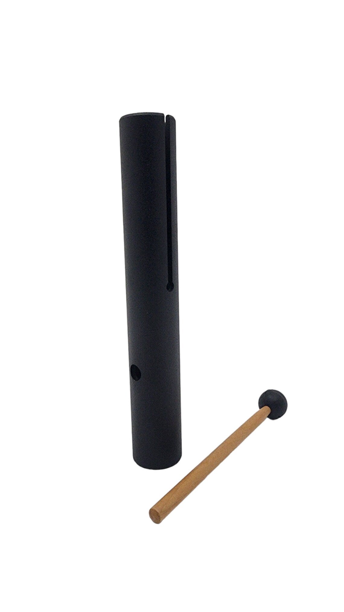 Black Vibra-Tone Thymus Chakra Wah Wah Tube - Captivating Sound and Chakra Balance - Thecosmicaccess