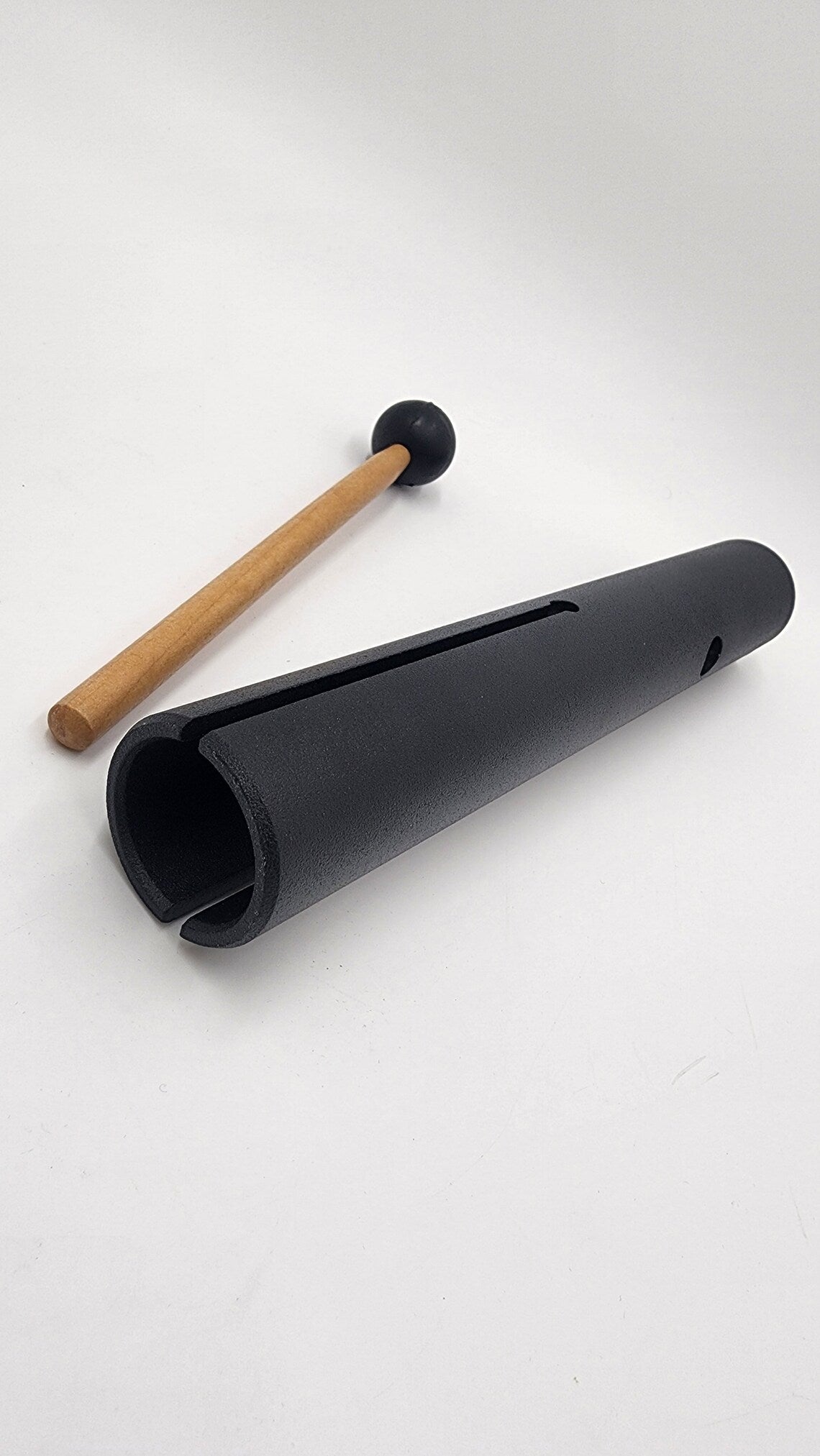 Black Vibra-Tone Thymus Chakra Wah Wah Tube - Captivating Sound and Chakra Balance - Thecosmicaccess