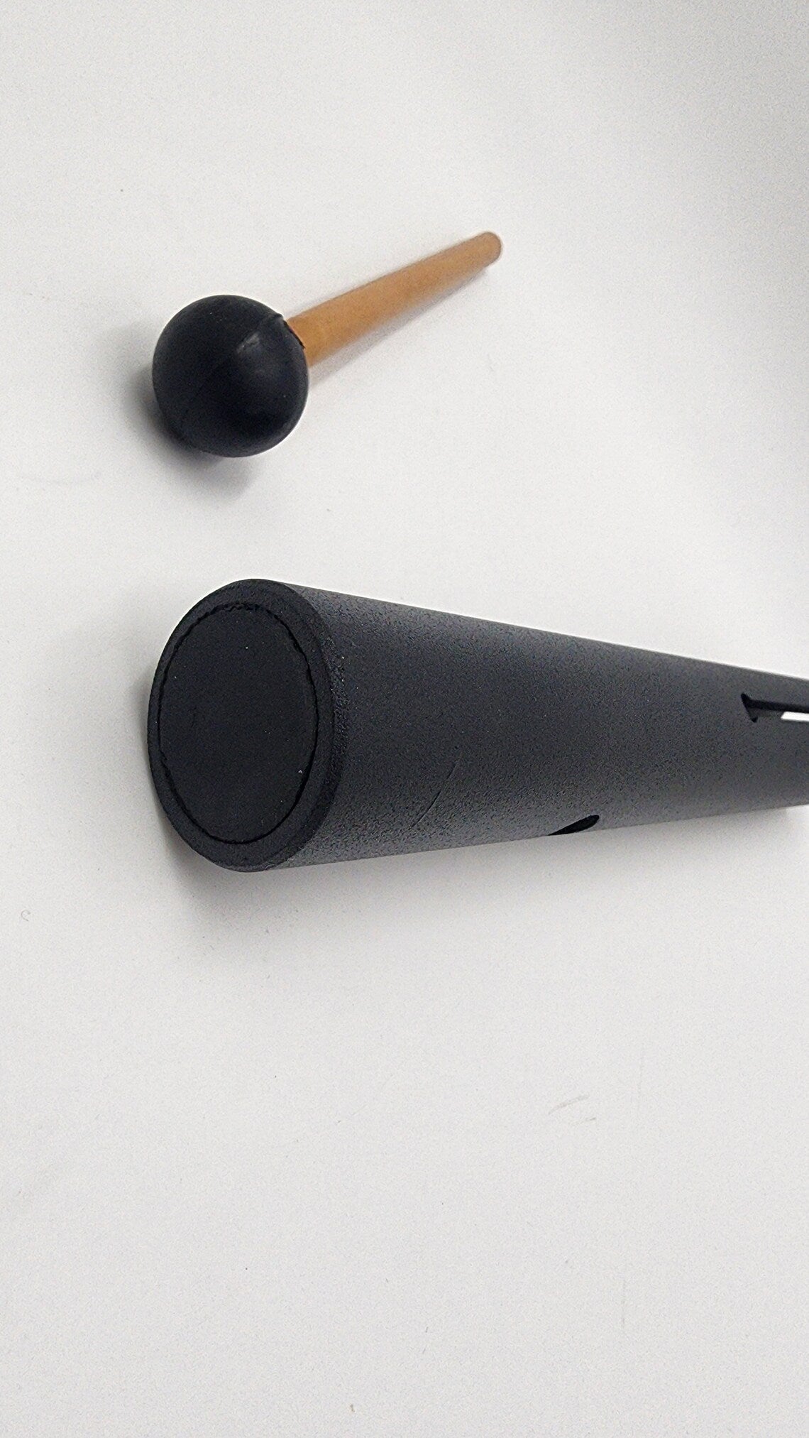 Black Vibra-Tone Thymus Chakra Wah Wah Tube - Captivating Sound and Chakra Balance - Thecosmicaccess