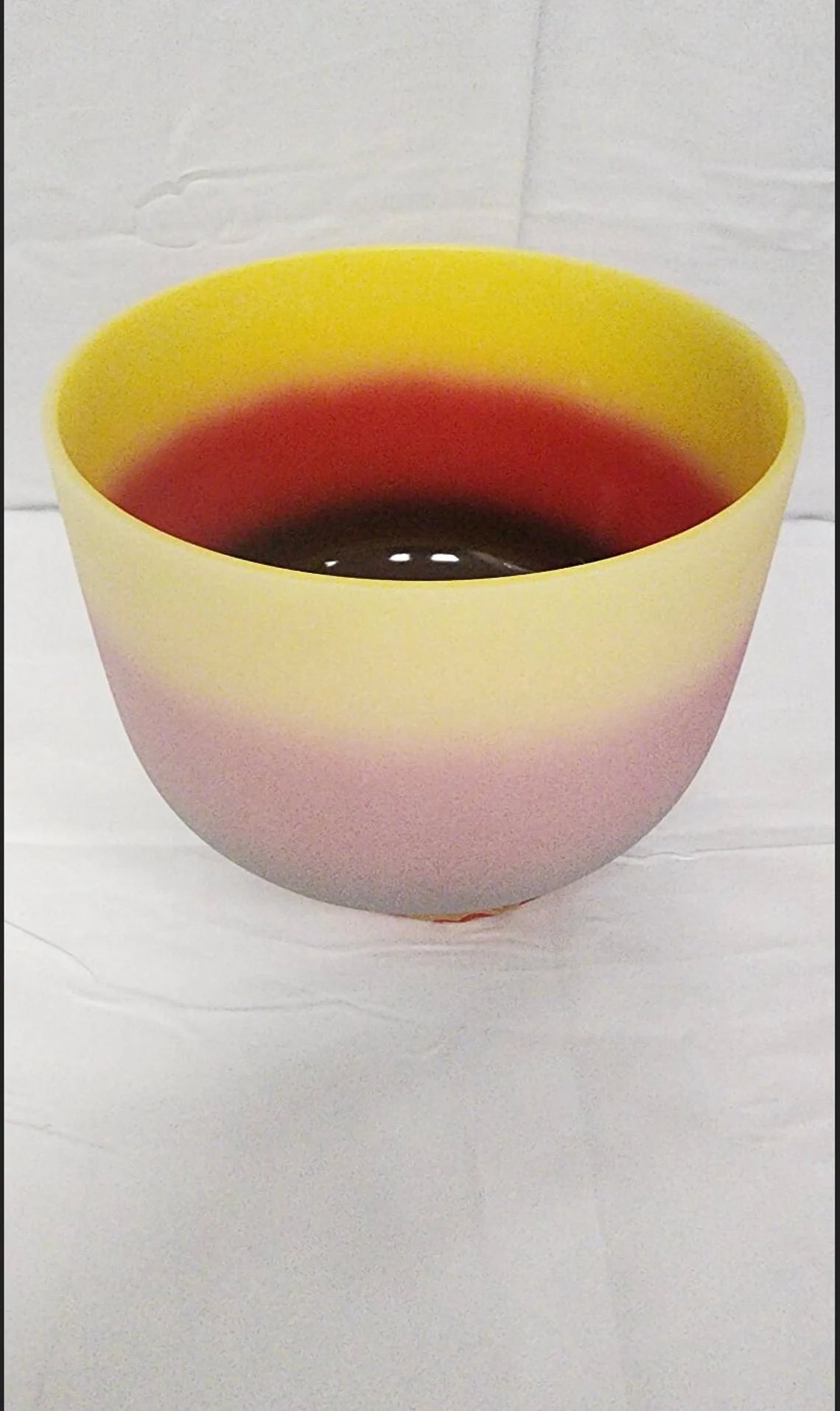 432Hz 10 inch E Note Solar Plexus Crystal Singing Bowl with Padded Secure Case and Striker - Thecosmicaccess