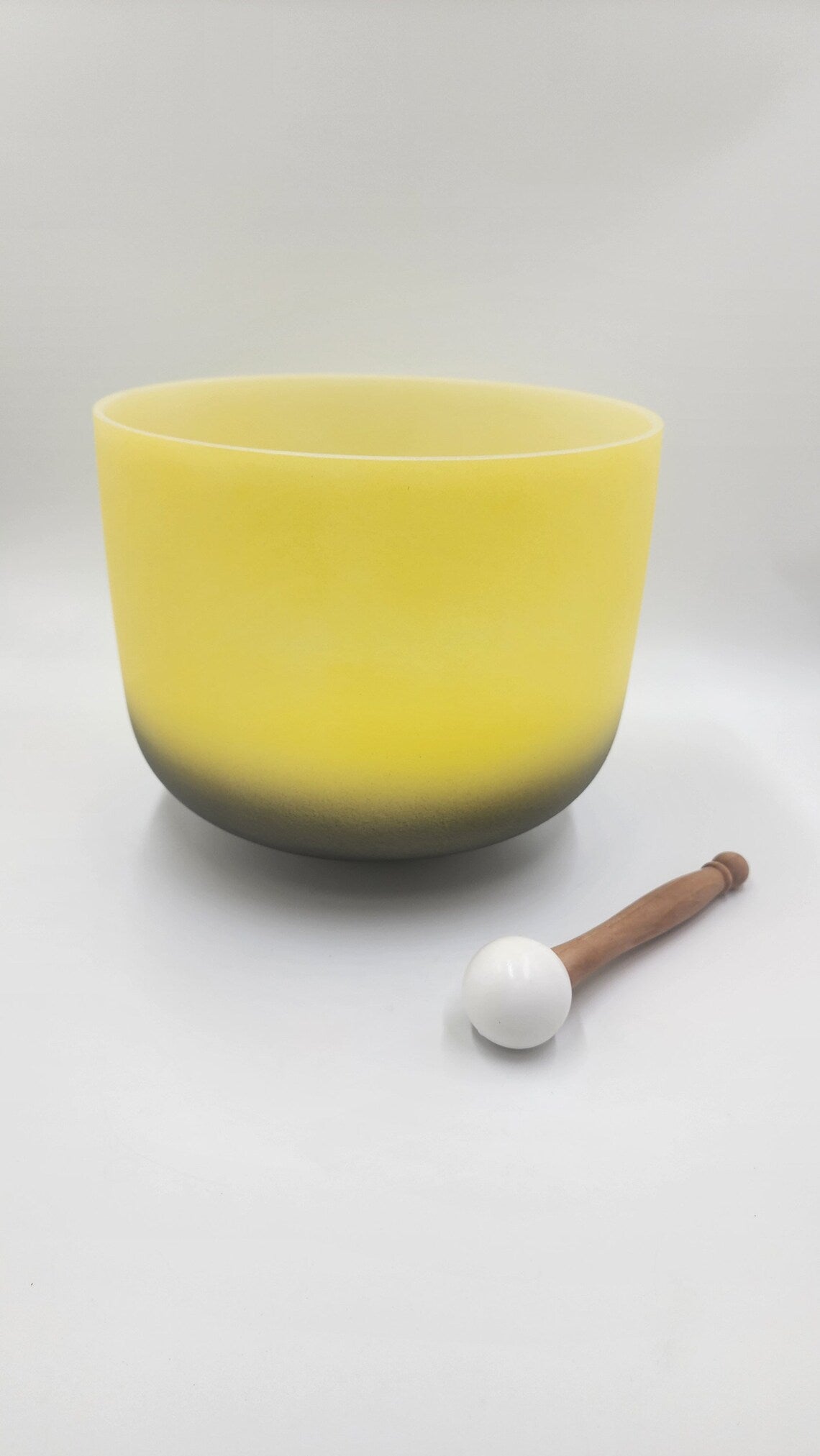 Golden Onyx Serenity 432Hz Perfect Pitch D note Crystal Singing Bowl with Padded Secure Case, A Striker and an O-ring - Thecosmicaccess