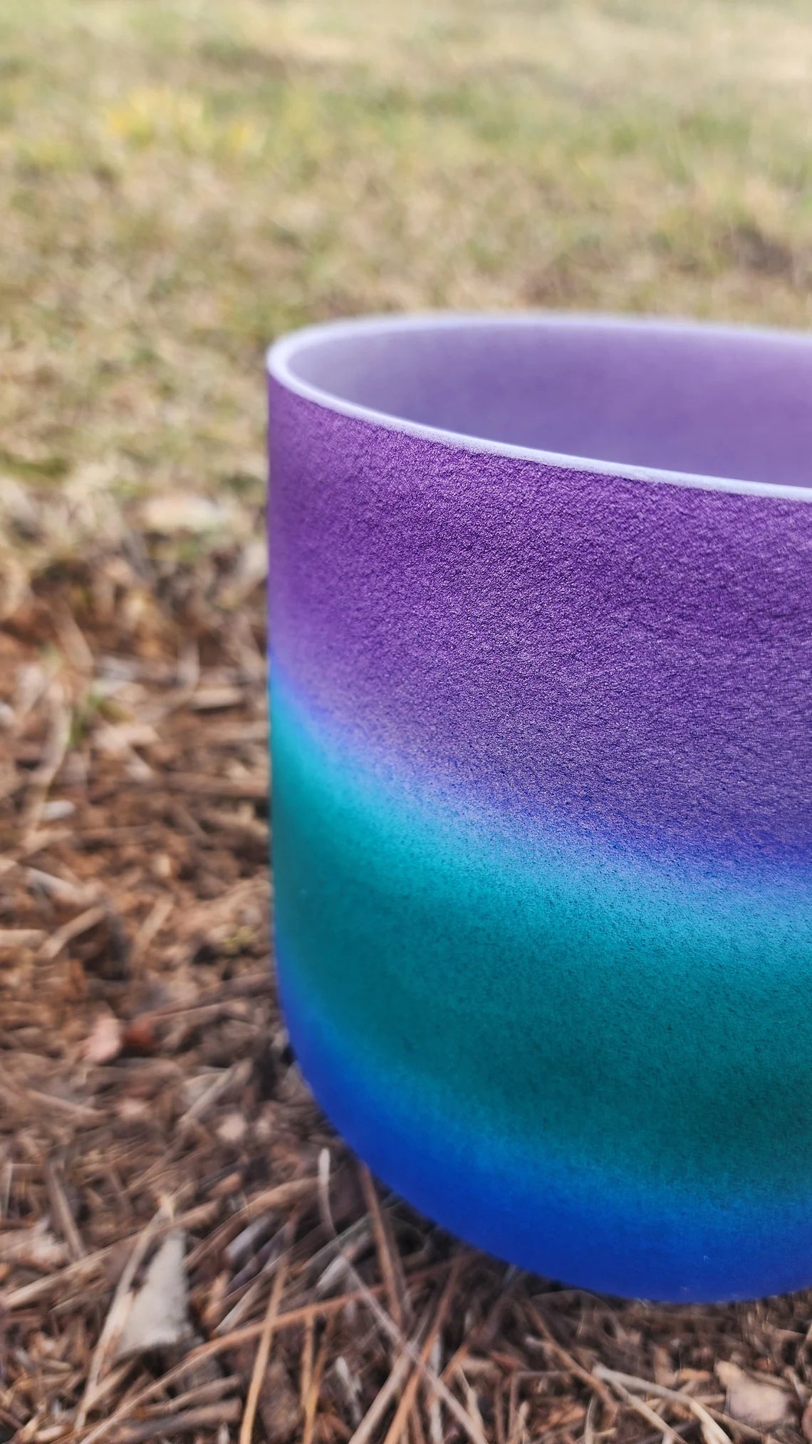432Hz Enchanting Amethyst Aurora Symphony Chakra Crystal Singing Bowl with Striker and O-ring - Thecosmicaccess