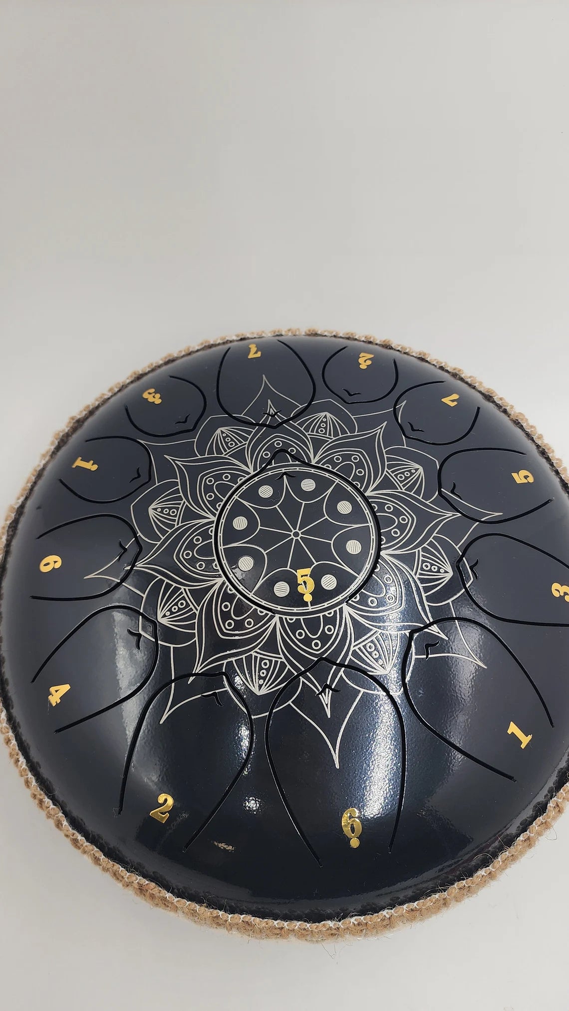 Lotus Harmony: Steel Tongue Drum Kit in C Major - 13 Note Percussion Instrument with Mallets, Music Book and Carry Bag - Thecosmicaccess