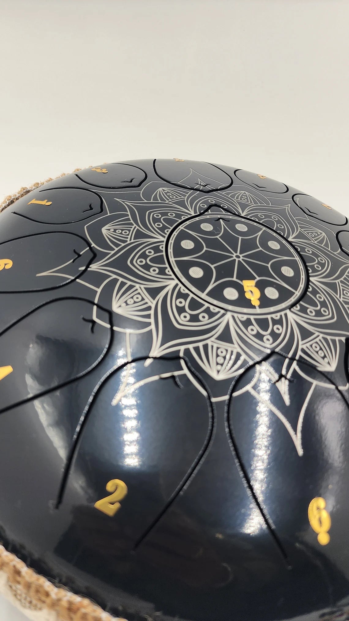 Lotus Harmony: Steel Tongue Drum Kit in C Major - 13 Note Percussion Instrument with Mallets, Music Book and Carry Bag - Thecosmicaccess
