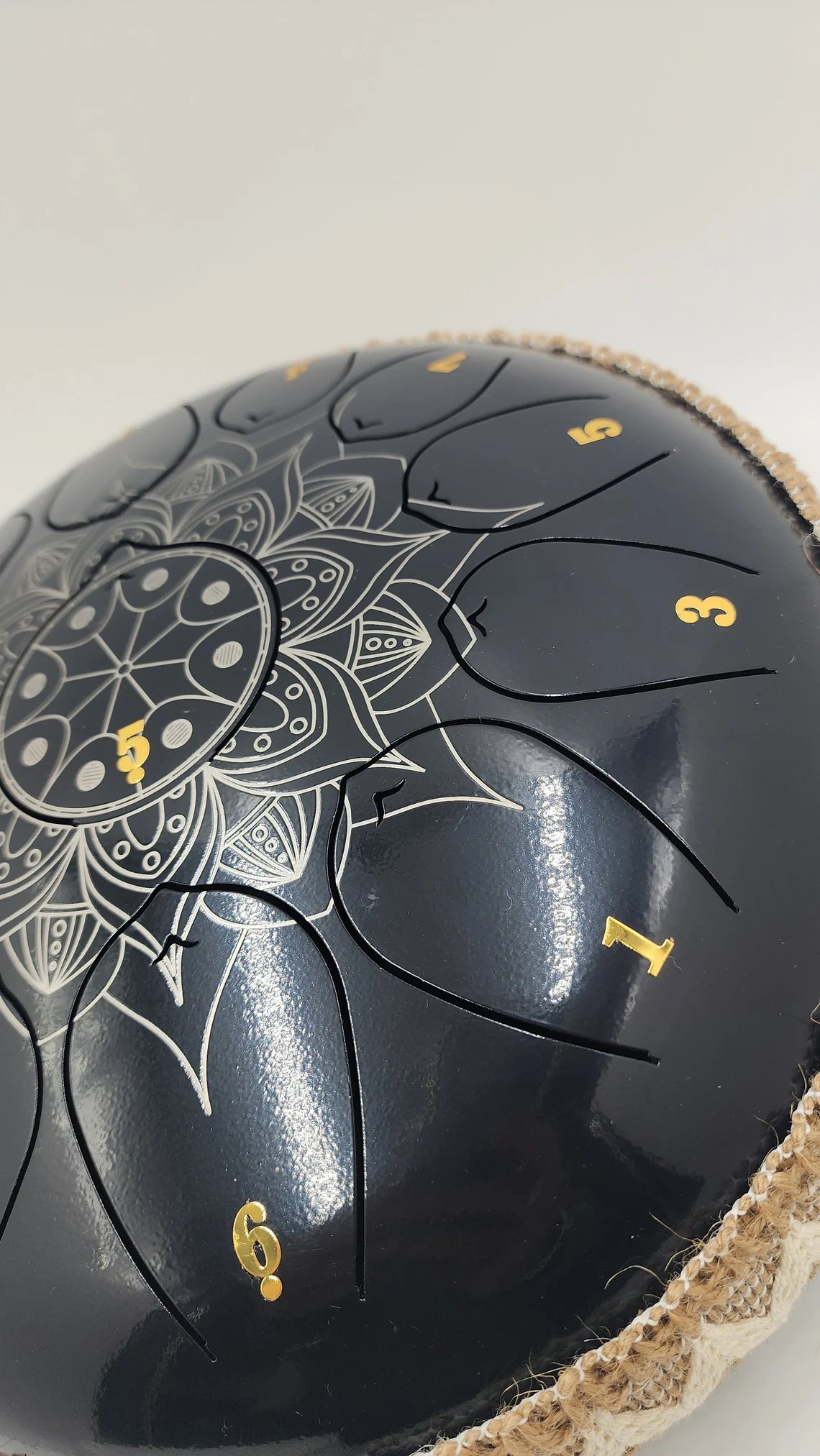 Lotus Harmony: Steel Tongue Drum Kit in C Major - 13 Note Percussion Instrument with Mallets, Music Book and Carry Bag - Thecosmicaccess