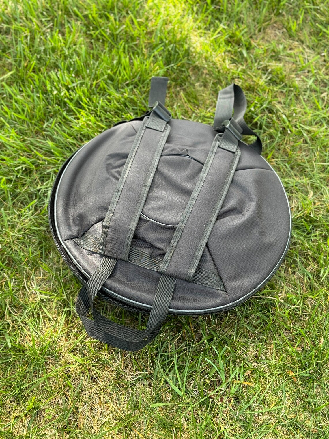 Mesmerizing Handpan Drum D Minor 9-Note 18" Steel Drum Set with Soft Bag, 2 Mallets, a cloth and Stand, Crafting Serene Resonance
