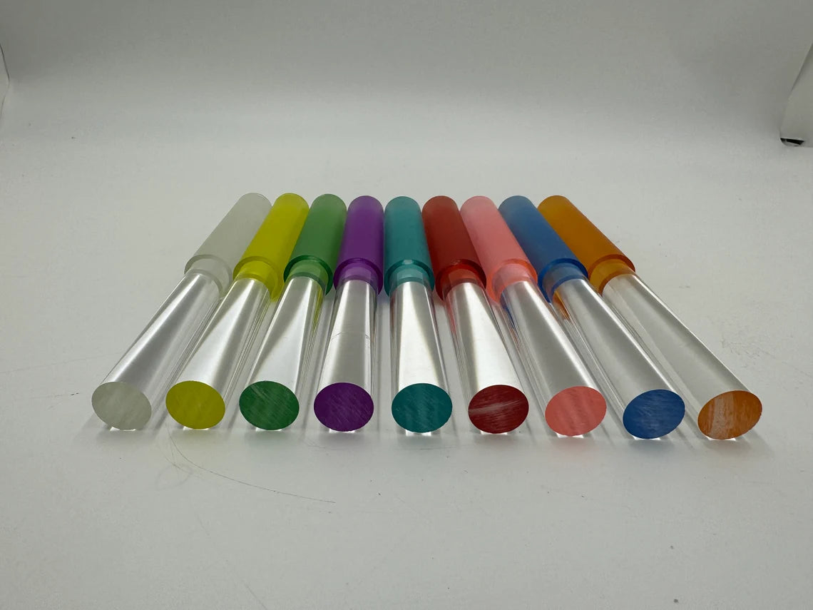 Colorful Crystal Mallet Collection for Crystal Singing Bowls - Choose Your color