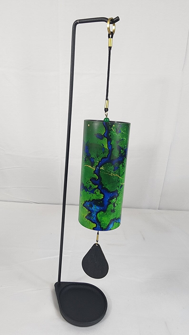 Jeweled Color 5 Chime : Spring - Summer - Autumn - Winter - Inbetween Season ( Choose Any or Full Set ) - STAND Included - Thecosmicaccess