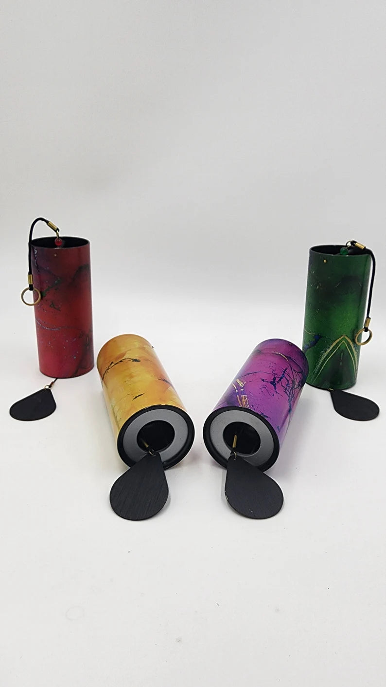 Jeweled Color 4 Season Chimes - Embrace The Essence of Spring, Summer, Autumn, and Winter - Transform Your Space with Enchanting Melodies - Thecosmicaccess