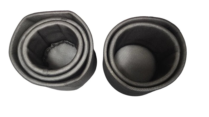 Heavy Duty Canvas Padded Carrying Case for Crystal Singing Bowls Set For Size 6 - 12 or 7 - 12 or 8 - 14 with 5 Padded Inserts Or 5 Inserts - Thecosmicaccess