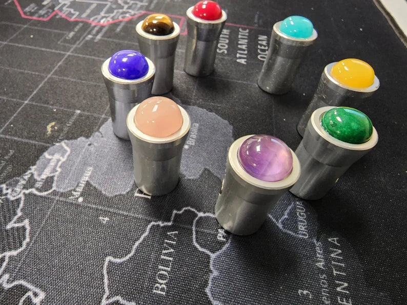 Sacred Energy Flow: Silver Set of 8 Chakra Extensions for Balancing and Alignment - Thecosmicaccess