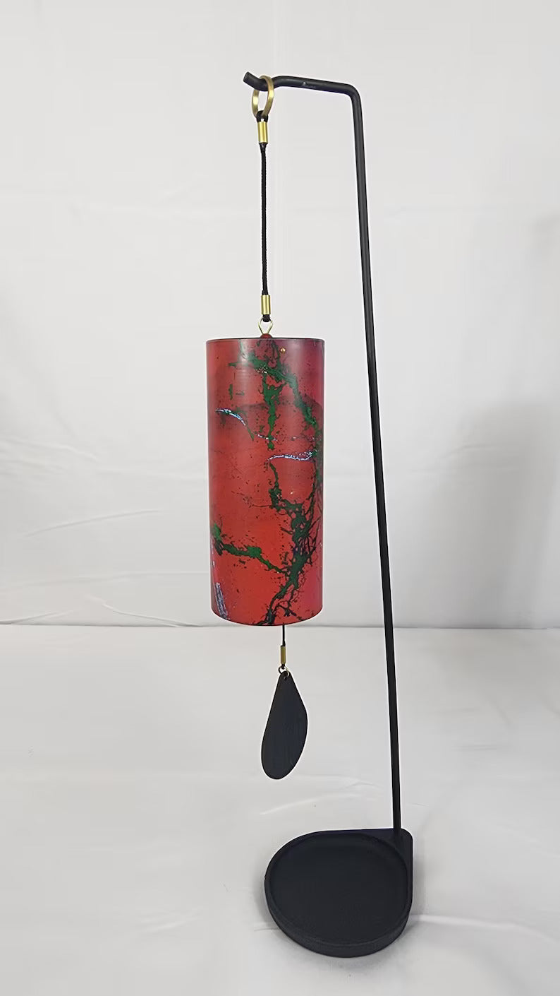 Jeweled Color 5 Chime : Spring - Summer - Autumn - Winter - Inbetween Season ( Choose Any or Full Set ) - STAND Included - Thecosmicaccess