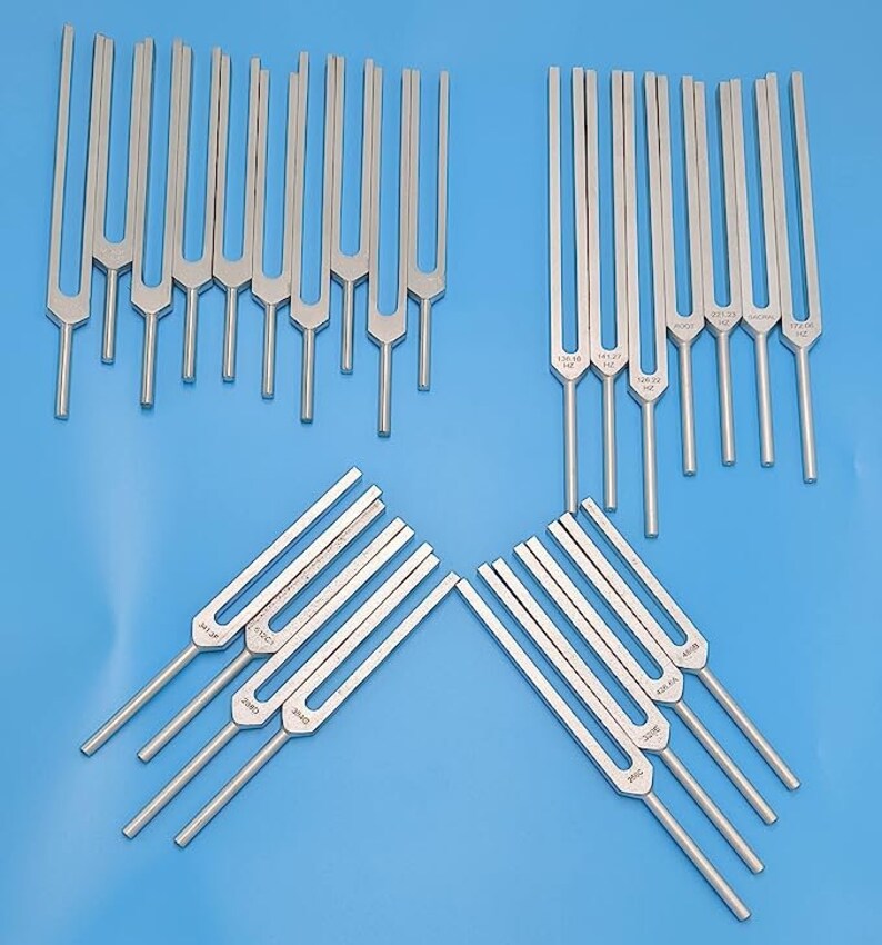 26-Piece Unweighted Tuning Fork Healing Kit - Thecosmicaccess