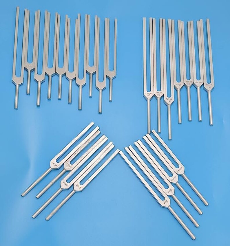 26-Piece Unweighted Tuning Fork Healing Kit