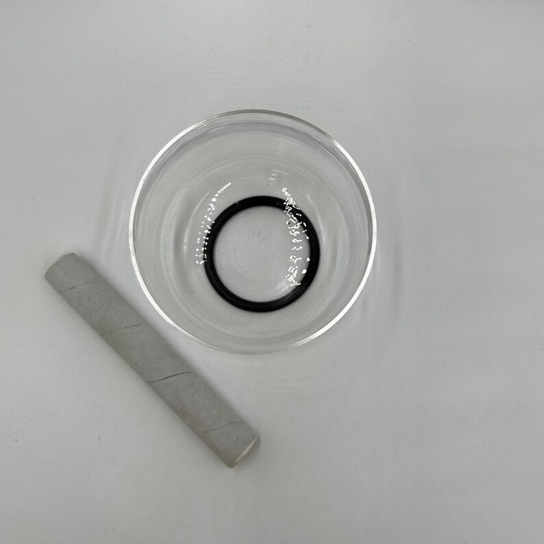 6" A Note Perfect Pitch Crystal Clear Singing Bowl - Harmonize Your Being with Tranquil Resonance - Handcrafted Sound Healing Instrument - Thecosmicaccess