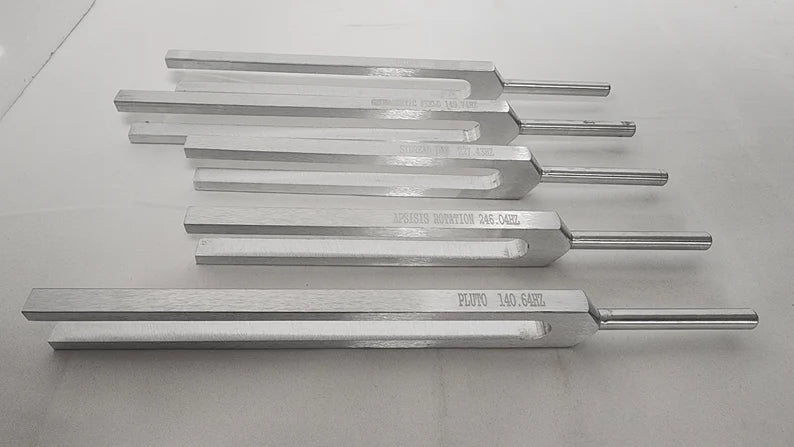 Healing Harmonies: Embrace Transformation with the Geomagnetic Field, Apsisis Rotation, Chiron, Surreal Day, and Pluto Tuning Fork Set - Thecosmicaccess